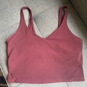 Lululemon Align tank - size 8 in maroon